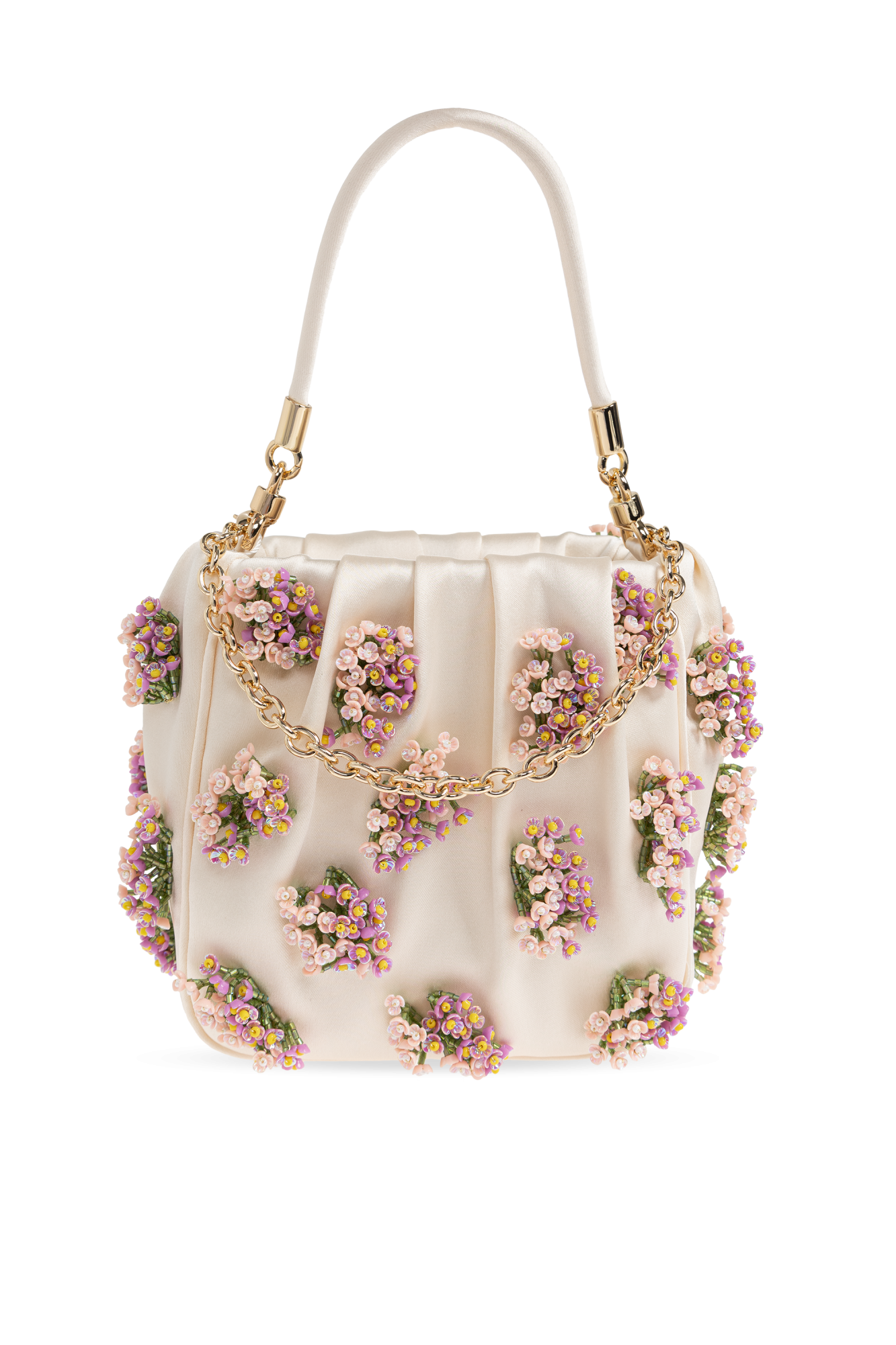 self portrait バッグ Self-Portrait Satin bag with appliqués | Women's | Vitkac